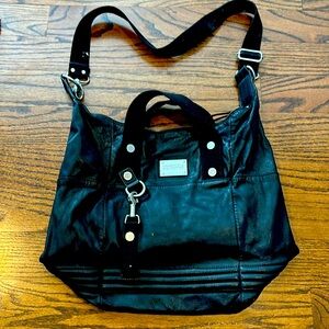 ❤️Kenneth Cole Reaction black leather large purse ❤️